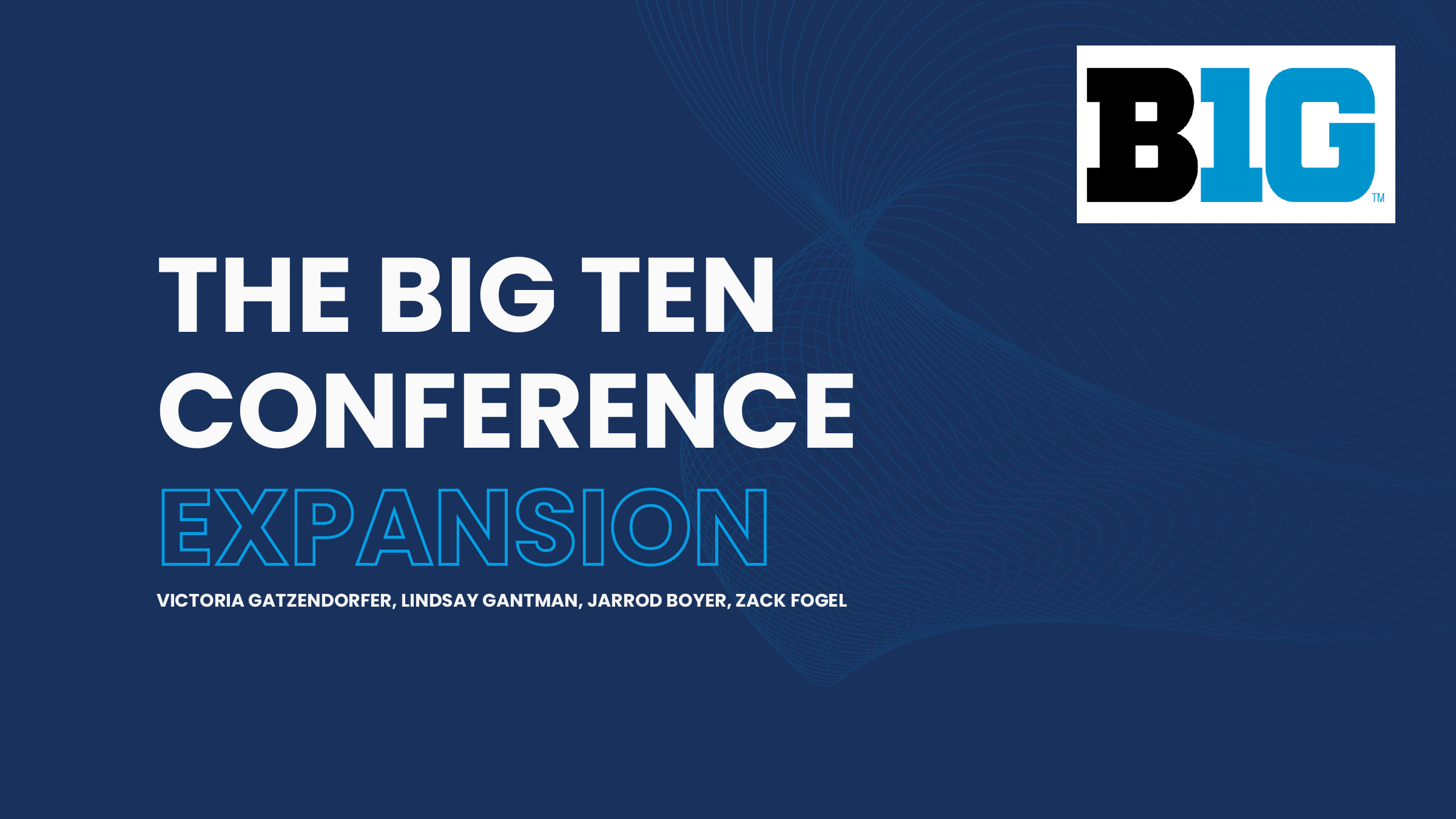 Big Ten expansion project cover