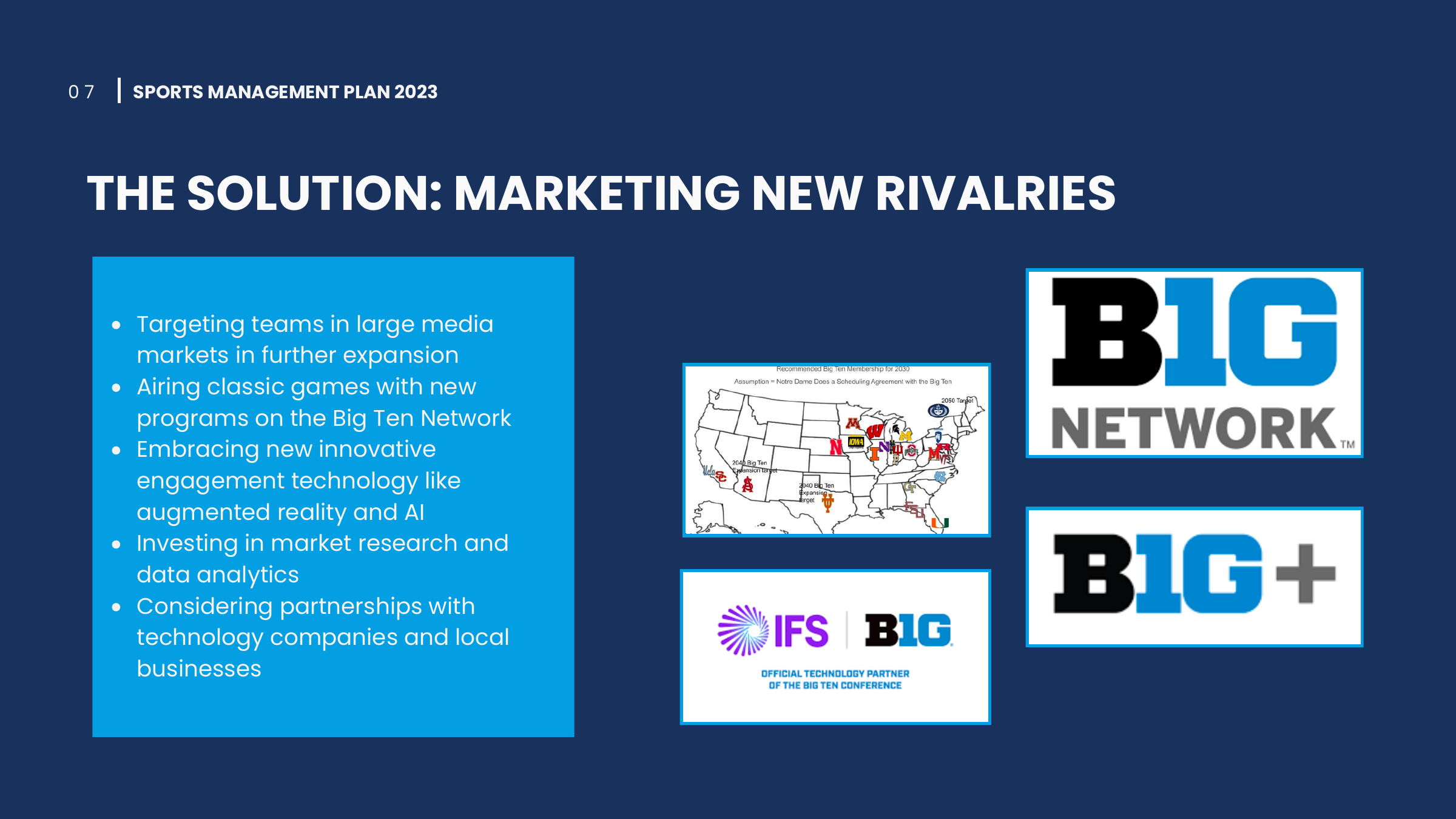 Big Ten marketing new rivalries slide