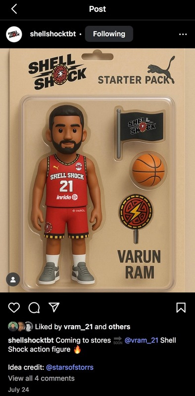 AI action figure social post